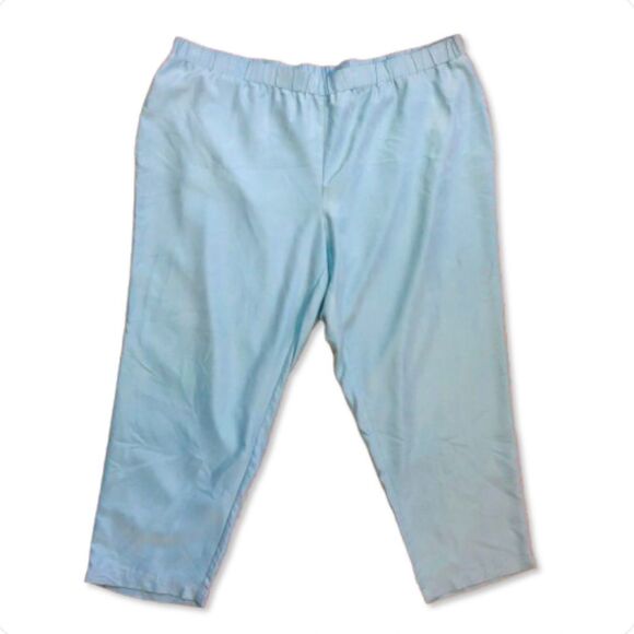 Women's Plus Size Alfani Light Blue Trousers 3X - Picture 1 of 5